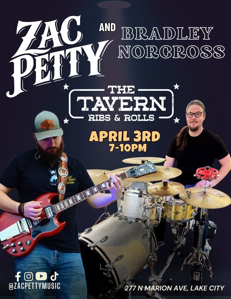 Zac Petty and Bradley Norcross performing in Lake City, FL.