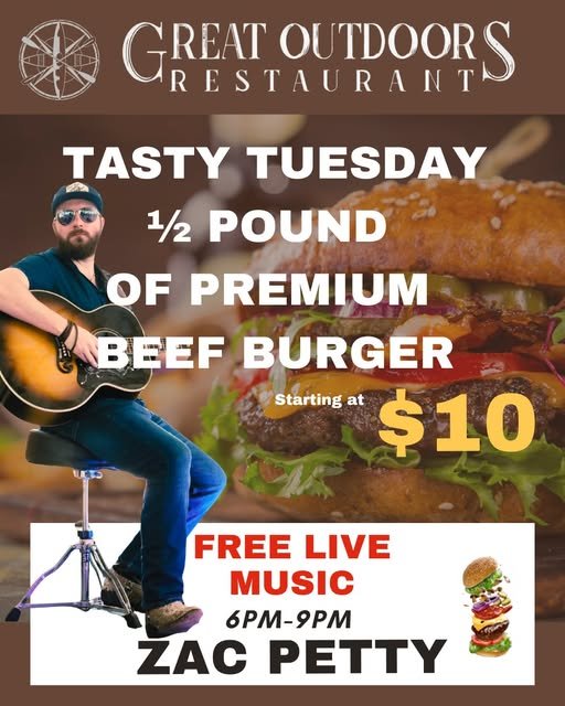 Zac Petty performing in North FL.