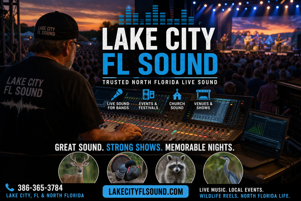 Lake City FL Sound trusted North Florida live sound for bands events and venues