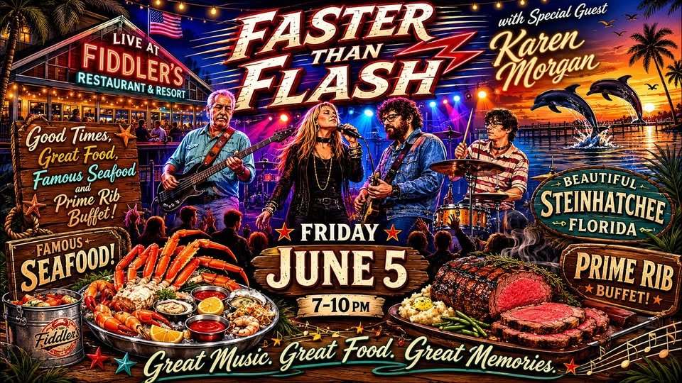 Faster Than Flash Band performing live in North FL.